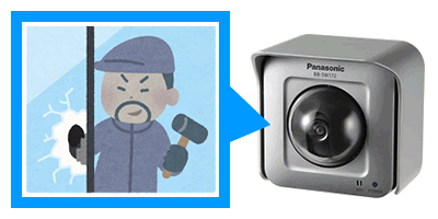 【監視・防犯用途】ネットワークカメラで見える化