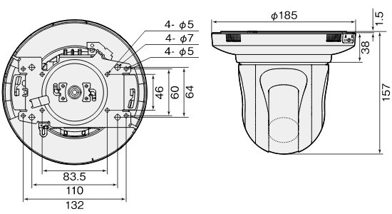 Panasonic WV-SC385│ネットワークカメラ